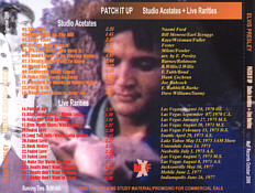 Patch It Up - Studio Acetates 1970 + Live Rareties 1970-77 - Elvis Presley Bootleg CD