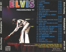 Philadelphia '77 - Elvis Presley Bootleg CD