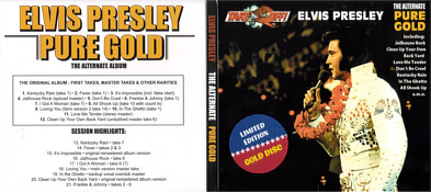 Pure Gold - The Alternate Album - Elvis Presley Bootleg CD