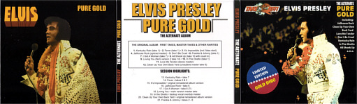 Pure Gold - The Alternate Album - Elvis Presley Bootleg CD