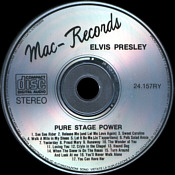 Pure Stage Power - Elvis Presley Bootleg CD