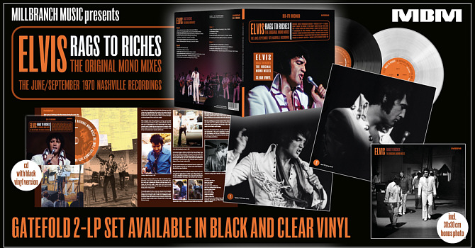 Rags To Riches - The Original Mono Mixes (LP / CD) - Elvis Presley Bootleg CD