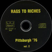 Rags To Riches - Pittsburgh '76 - Elvis Presley Bootleg CD