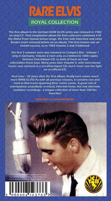 Rare Elvis Royal Collection - Elvis Presley Bootleg CD