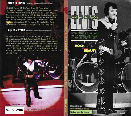 Rock And Beauty - Elvis Presley Bootleg CD