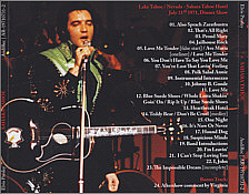 Sahara Tahoe - Elvis Presley Bootleg CD