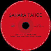 Sahara Tahoe - Elvis Presley Bootleg CD