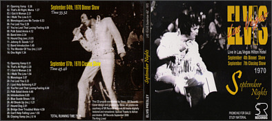 September Nights - Elvis Presley Bootleg CD