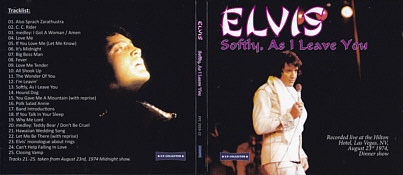 Softly As I Leave You - Elvis Presley Bootleg CD