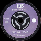 Stage Power Volume 4 - Good Times Never Seemed So Good - Elvis Presley Bootleg CD