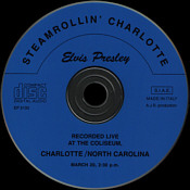 Steamrollin' Charlotte - Elvis Presley Bootleg CD