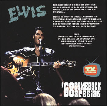 TeeVee Treasures: The '68 Comeback Special  - Elvis Presley Bootleg CD