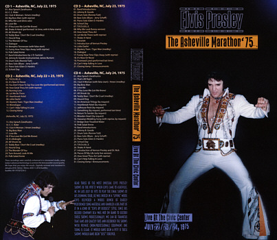The Asheville Marathon '75 - Elvis Presley Bootleg CD