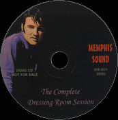 The Complete Dressing Room Session - Elvis Presley Bootleg CD