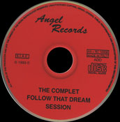 The Complete Follow That Dream Session - Elvis Presley Bootleg CD