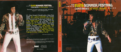 The Elvis Summer Festival Continues At Full Blast - Elvis Presley Bootleg CD