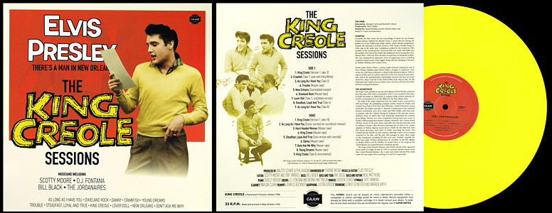 The King Creole Sessions -  Theres A Man In New Orleans (LP/CD) - Elvis Presley Bootleg CD
