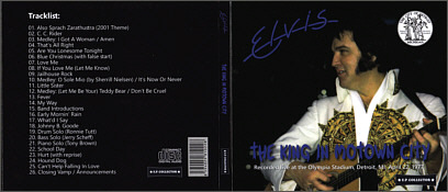 The King In Motown City - Elvis Presley Bootleg CD