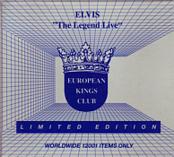 The Legend Lives - Elvis Presley Bootleg CD