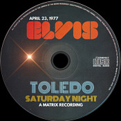 Toledo Saturday Night - A Matrix Recording (LP/CD) - Elvis Presley Bootleg CD