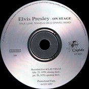 True Love Travels On A Gravel Road - Cupido - Elvis Presley Bootleg CD