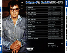 Unedited Masters Hollywood To Nashville 1972 - 1980 - Elvis Presley Bootleg CD
