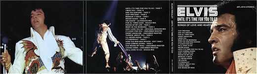 Until It's Time For You To Go (Songs Of Love and Heartache) - Elvis Presley Bootleg CD