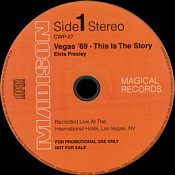 Vegas '69 - This Is The Story (LP / CD) - Elvis Presley Bootleg CD