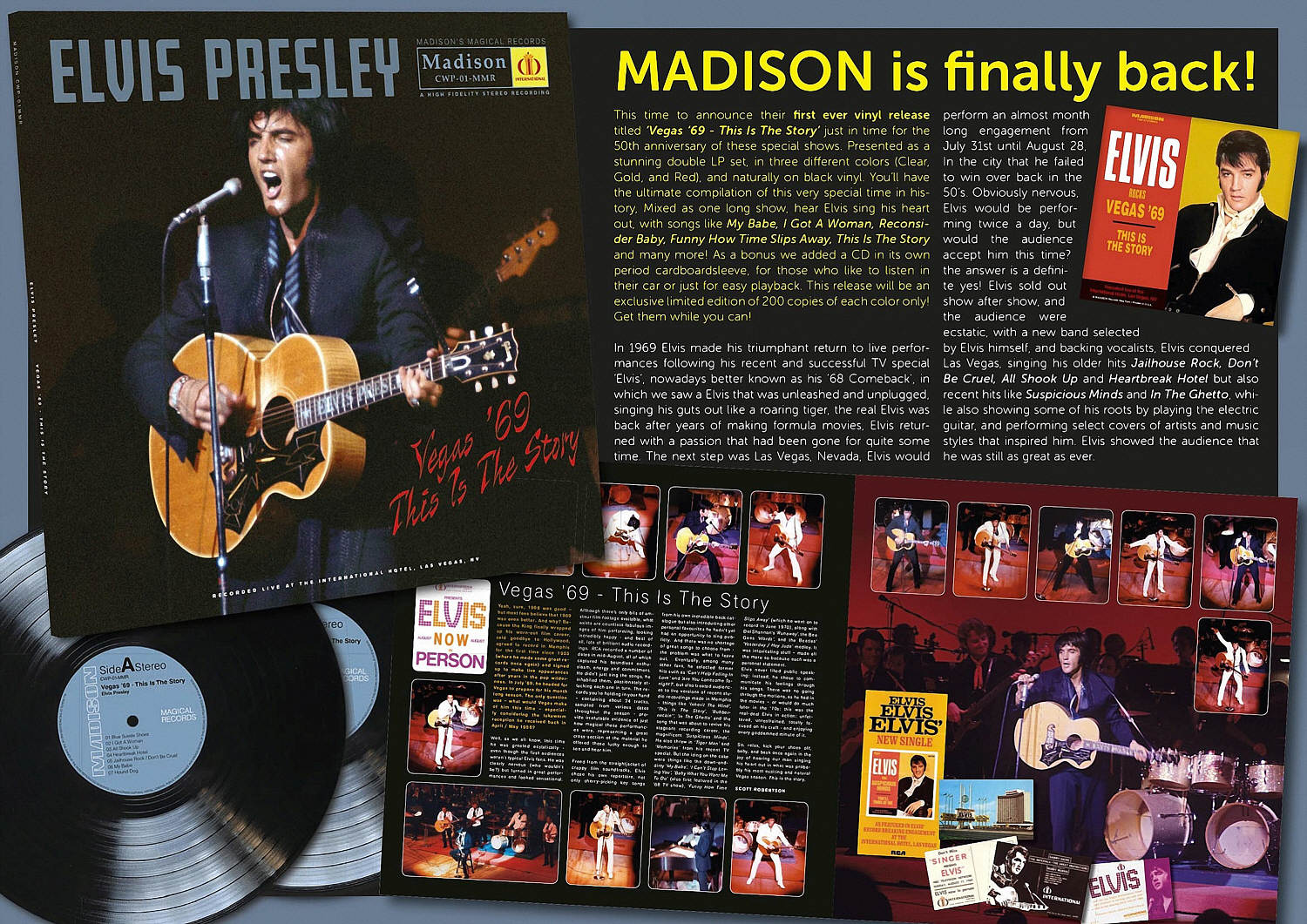 Vegas '69 - This Is The Story (LP / CD) - Elvis Presley Bootleg CD