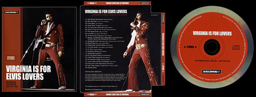 Virginia Is For Elvis Lovers - Elvis Presley Bootleg CD