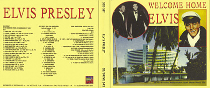 Welcome Home Elvis - Elvis Presley Bootleg CD