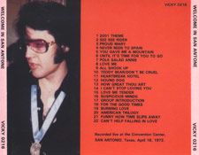 Welcome In San Antone - Elvis Presley Bootleg CD