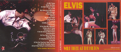 Wild Tiger At The Hilton - Elvis Presley Bootleg CD