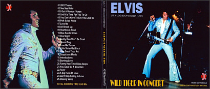 Wild Tiger In Concert - Elvis Presley Bootleg CD