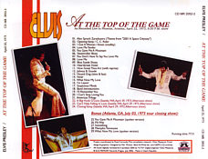 At The Top Of The Game - Elvis Presley Bootleg CD