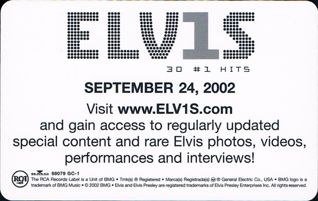 ELVIIS 2nd To None - Presskit - Elvis Presley Promo CD-R