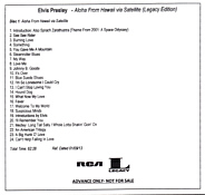 Elvis Promo CDR