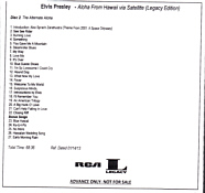 Elvis Promo CDR