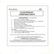 Christmas Duets - Promotional CDRs Australia - Elvis Presley CD