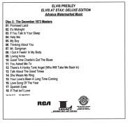 Elvis At Stax - Deluxe Edition -  Elvis Presley Promotional CDR