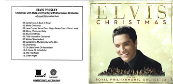 Elvis Presley with the Royal Philharmonic Orchestra - Elvis Christmas (USA) - Elvis Presley Promo CD-r