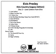 Elvis Promo CDR