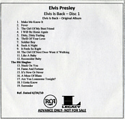 Elvis Promo CDR