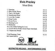 Elvis Promo CDR