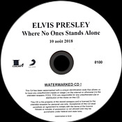Where No One Stands Alone (France) - Elvis Presley Promo CD-r