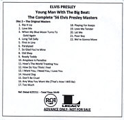 Young Man With The Big Beat - Elvis CD-R Promo