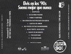 Elvis En Los 90's - Suena Mejor Que Nunca  - Elvis Presley Promotional CD