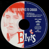 From Memphis To Canada - Elvis Presley Promotional CD