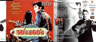 Back To The 50's & 60's - Elvis Presley Promotional CD