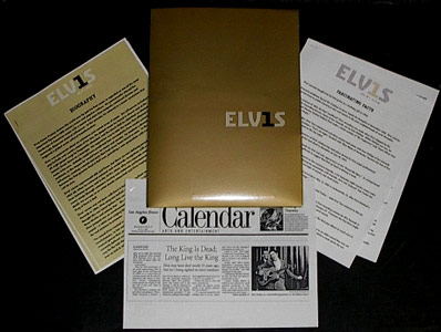 ELV1S 30 #1 HITS - press sampler - Elvis Presley Promo CD